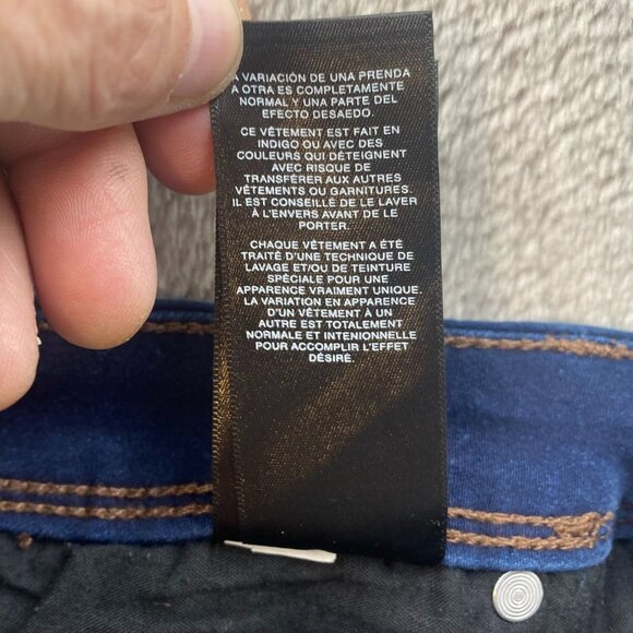 Curve Appeal Womens Jeans Size 8/29 Minimalist Jegging Skinny Ankle Blue Denim - Picture 14 of 16